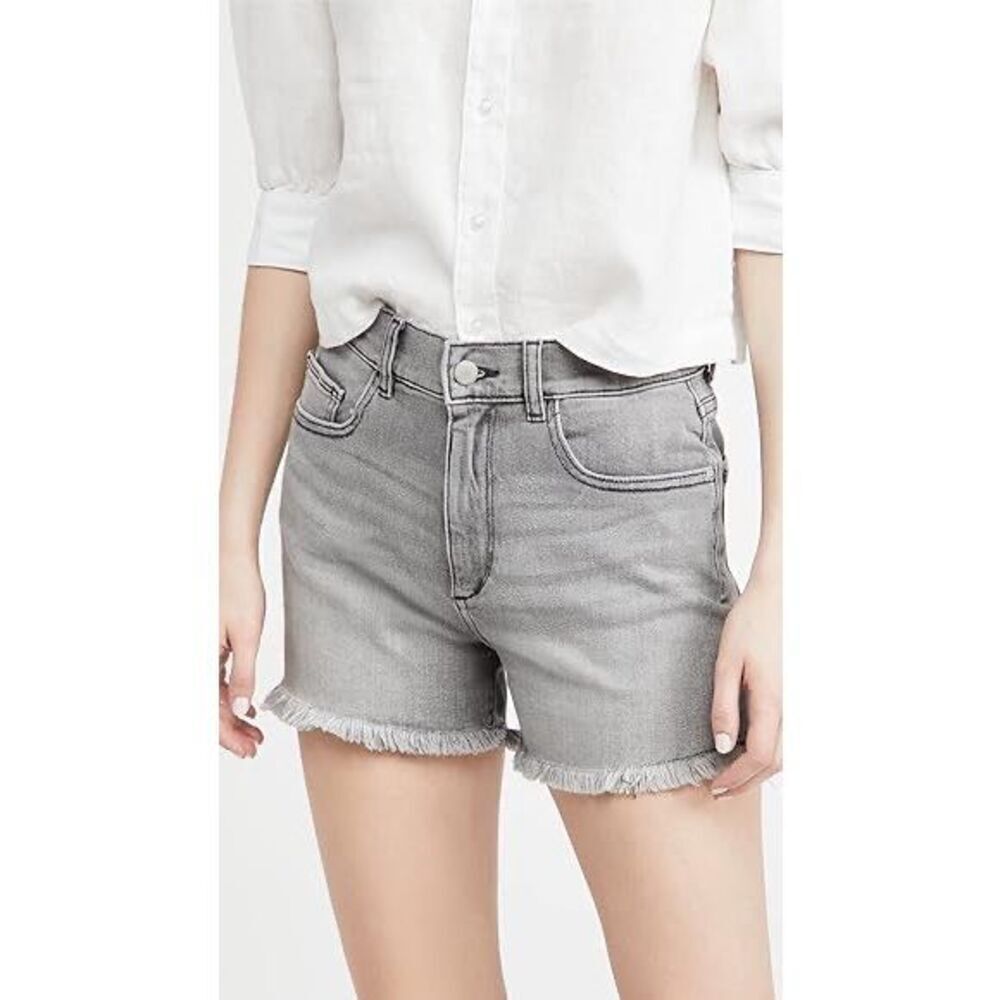 DL1961 Cecilia Classic Cut Off Shorts in grey size 26 anthropology